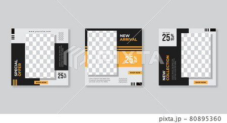 Modern promotion square web banner for social media mobile apps. Elegant sale and discount promo backgrounds for digital marketing Modern promotion square web banner for social media mobile apps. Elegant sale and discount promo backgrounds for digital marketing 80895360