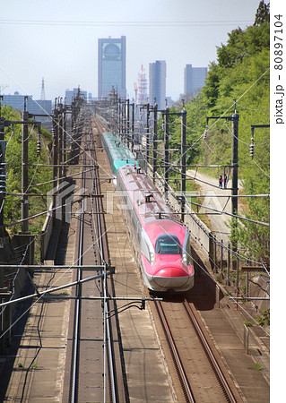 スーパーこまち・E6系・東北新幹線（福島県・郡山市） 80897104
