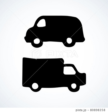 Truck. Vector drawing 80898358