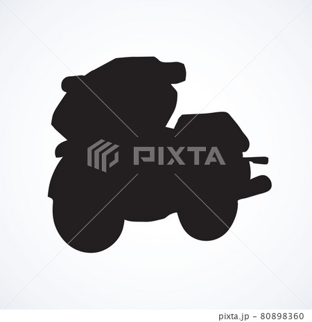 Motorcycle. Vector drawing 80898360