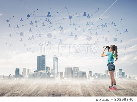 Concept of social wireless connection and internet use for communication by children Concept of social wireless connection and internet use for communication by children 80899340