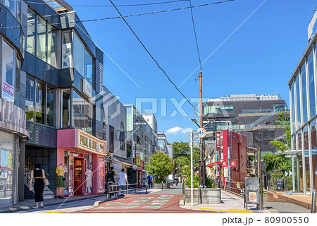 東京渋谷の都市風景　渋谷キャットストリート 80900550