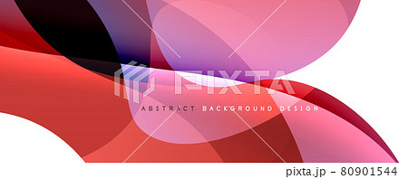 Trendy simple fluid color gradient abstract background with dynamic wave line effect. Vector Illustration For Wallpaper, Banner, Background, Card, Book Illustration, landing page 80901544