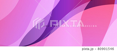 Trendy simple fluid color gradient abstract background with dynamic wave line effect. Vector Illustration For Wallpaper, Banner, Background, Card, Book Illustration, landing page 80901546