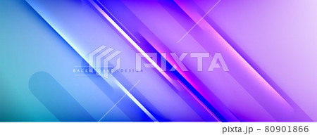 Abstract background - lines composition created with lights and shadows. Technology or business digital template. Trendy simple fluid color gradient abstract background with dynamic 80901866