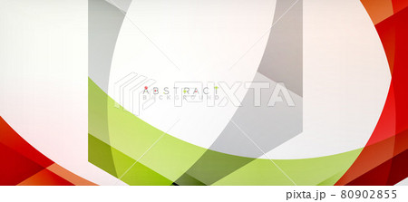 Vector color hexagons geometric abstract background 80902855