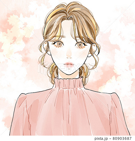 イエベ春（背景付き） 80903687
