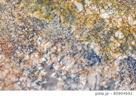 Colored stone marble slab with abstract pattern wall texture granite background 80904692