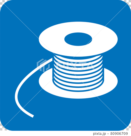 Electric wire pictogram 80906709
