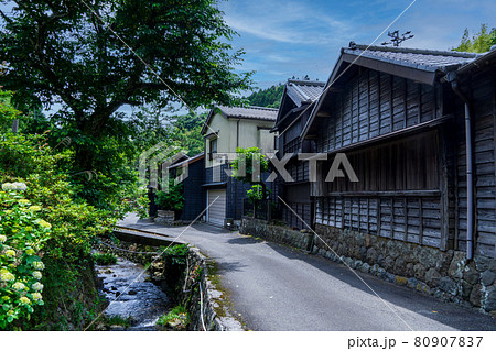 初夏の花沢の里 焼津市の写真素材