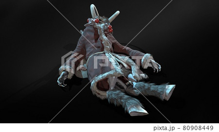 Krampus 3d render model CG 80908449