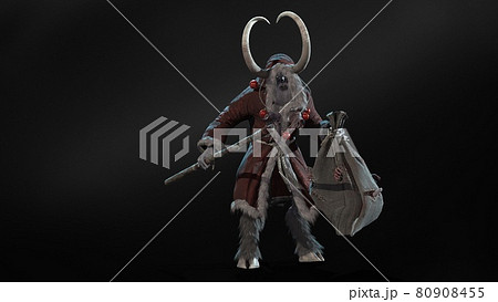 Krampus 3d render model CG Krampus 3d render model CG 80908455