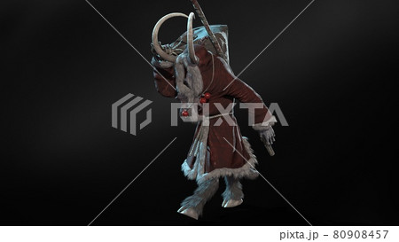 Krampus 3d render model CG 80908457