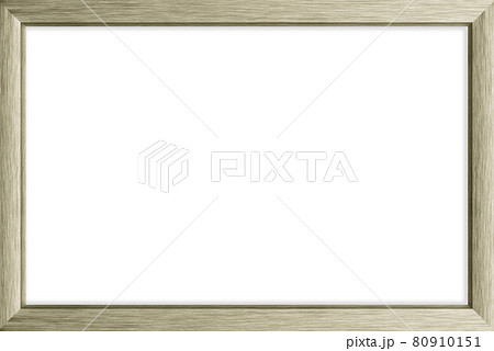 額縁 木枠 フレームの背景 木枠と白色のコピースペース のイラスト素材