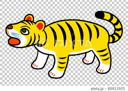 張子の虎　輪郭線 80911935