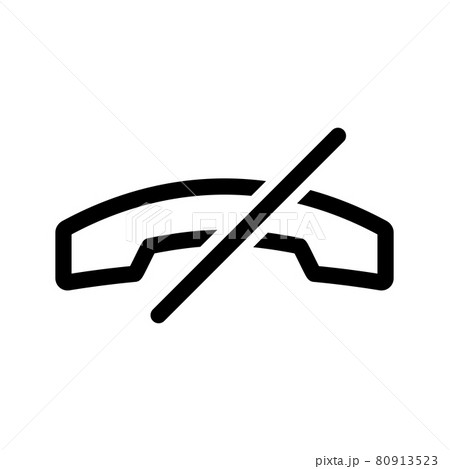 Forbidden telephone icon. Phone calls icon. No answer. Decline calling symbol. Outline symbol in your web site design, logo, app, UI, webinar, video chat, ect Forbidden telephone icon. Phone calls icon. No answer. Decline calling symbol. Outline symbol in your web site design, logo, app, UI, webinar, video chat, ect 80913523
