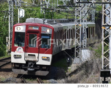 近畿日本鉄道6620系飛鳥万葉ラッピング 近畿日本鉄道6620系飛鳥万葉ラッピング 80914672