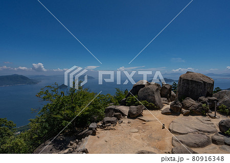 宮島の弥山 山頂<広島県宮島/8月> 宮島の弥山 山頂<広島県宮島/8月> 80916348