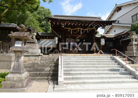 離宮八幡宮　中門　京都府大山崎町 80917005