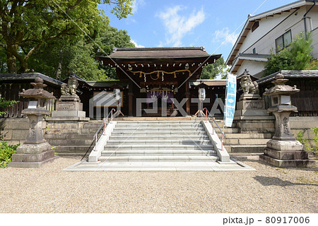 離宮八幡宮　中門　京都府大山崎町 80917006