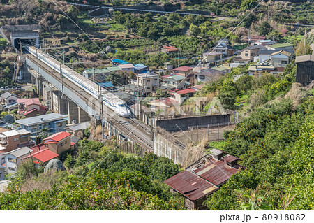 【ミカン畑を疾走する東海道新幹線N700S】 【ミカン畑を疾走する東海道新幹線N700S】 80918082