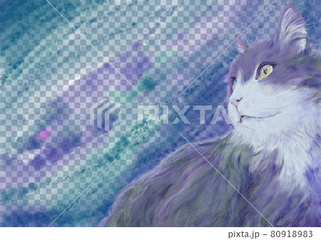 Monet color cat Monet color cat 80918983