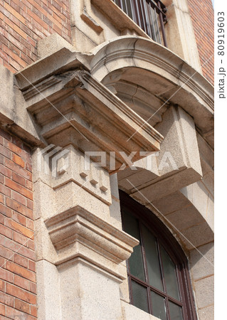 12 Nov 2005 close up of Signal Hill Signal Tower , hong kong 80919603