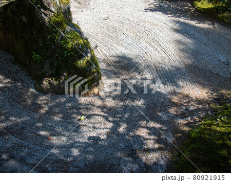 日本庭園 庭園様式 砂模様 日本庭園 庭園様式 砂模様 80921915