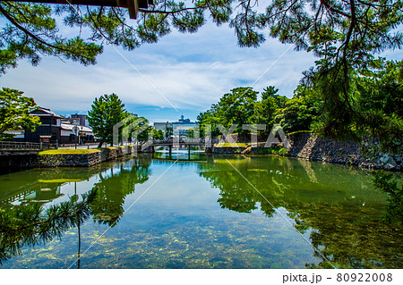 島根県 松江城の石垣 島根県 松江城の石垣 80922008