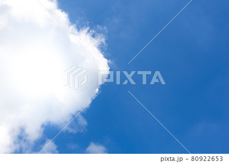 真夏の夏空の夏雲 真夏の夏空の夏雲 80922653