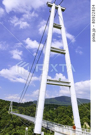 歩道専用として日本一の高さを誇る九重“夢”大吊橋 (大分県玖珠郡九重町) 歩道専用として日本一の高さを誇る九重“夢”大吊橋 (大分県玖珠郡九重町) 80922834