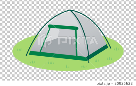 Camping tent illustration image 80925628