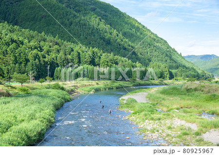鮎友釣り風景 鮎友釣り風景 80925967