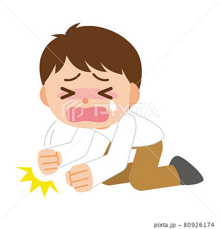 悔しがる男性 80926174