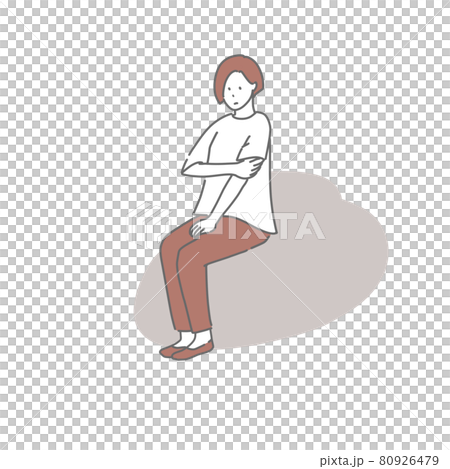 ワクチン接種前後に待機している人のイラスト ワクチン接種前後に待機している人のイラスト 80926479