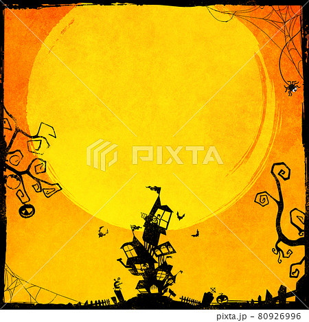 ハロウィンの背景素材 ハロウィンの背景素材 80926996