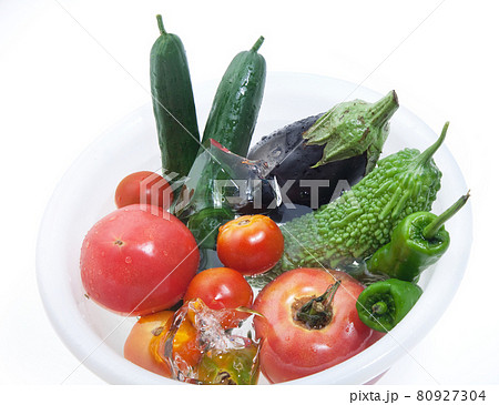 夏野菜 食材イメージ 夏野菜 食材イメージ 80927304