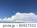 入道雲と深いブルーの青空2 入道雲と深いブルーの青空2 80927332