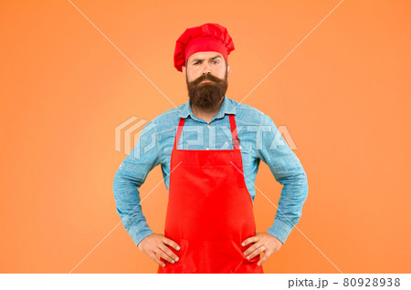 Corporate Catering Service bearded man chef apron, culinary concept Corporate Catering Service bearded man chef apron, culinary concept 80928938