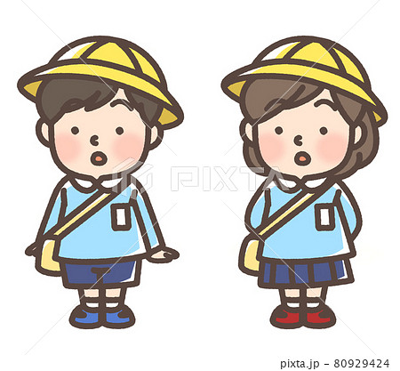 ふしぎそうな幼稚園児 ふしぎそうな幼稚園児 80929424