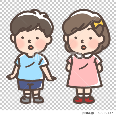 ふしぎそうなこども 80929437