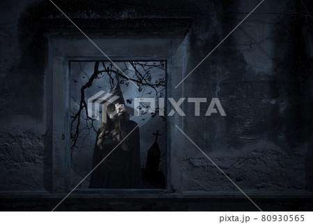 Halloween mystery concept 80930565