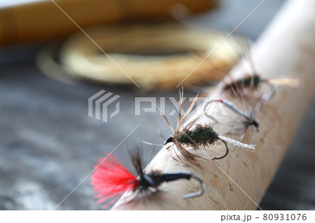 渓流・川釣りに使う毛ばり 渓流・川釣りに使う毛ばり 80931076