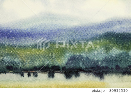 Abstract art illustration watercolor paintings. Abstract art illustration watercolor paintings. 80932530