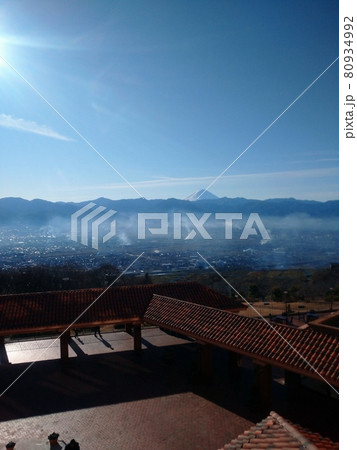 早朝　富士山 80934992