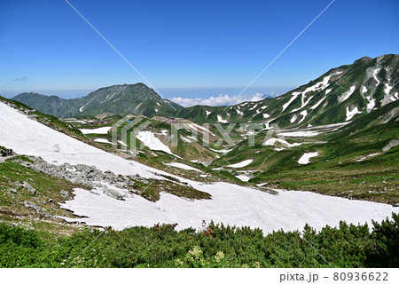 北アルプス剱岳の夏 80936622