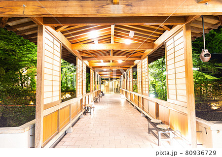 有馬温泉、旅館の美しい風情 80936729