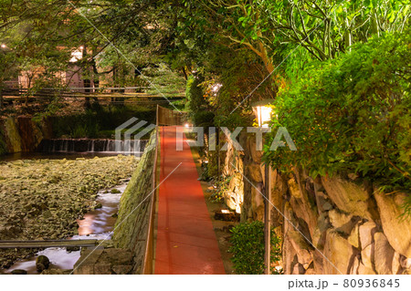 有馬温泉、旅館の美しい風情 80936845