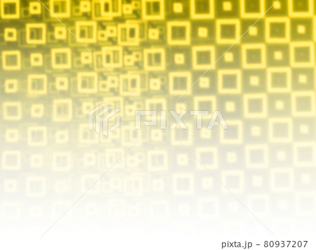 スクエアのホログラム03/黄色 上から下へ薄くなるグラデーション 背景素材 横 他色有り 80937207