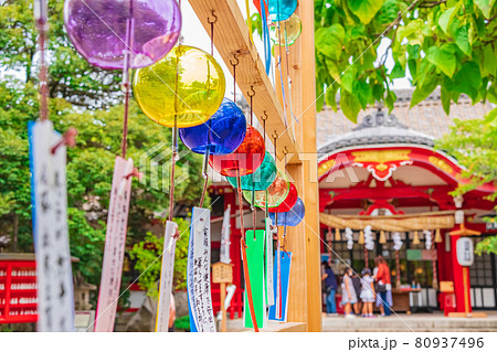 市原稲荷神社、風鈴の音色が響く夏詣〈愛知県刈谷市〉 市原稲荷神社、風鈴の音色が響く夏詣〈愛知県刈谷市〉 80937496